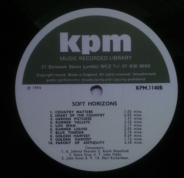 Various – Soft Horizons LP vinyl record, image 4 of 4