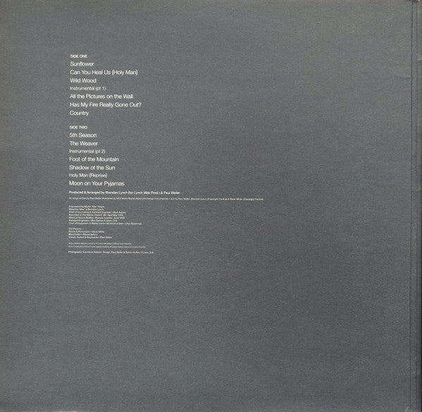 Paul Weller – Wild Wood LP vinyl record, image 4 of 10