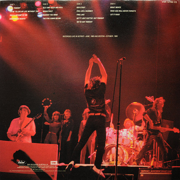 Bob Seger And The Silver Bullet Band – Nine Tonight (2xLP) LP vinyl record, image 2 of 8