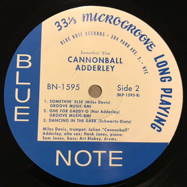 Cannonball Adderley – Somethin’ Else LP vinyl record, image 4 of 4