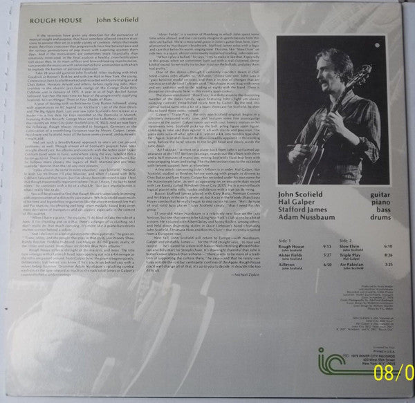 John Scofield Quartet – Rough House LP vinyl record, image 2 of 4
