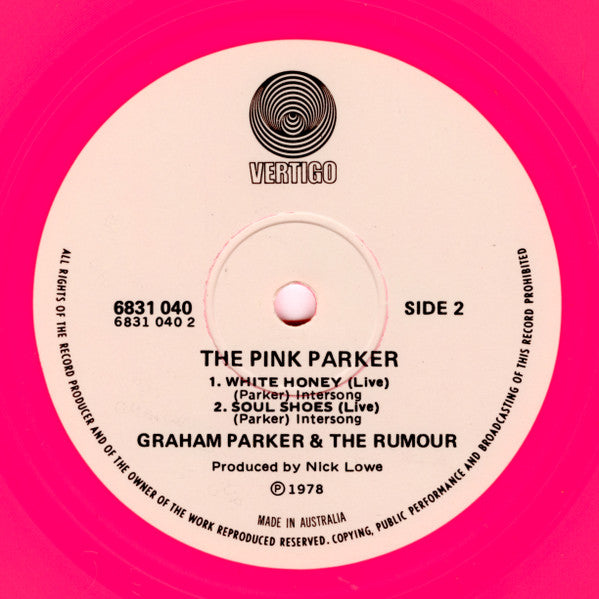 Graham Parker And The Rumour – The Pink Parker 12" vinyl record, image 4 of 6