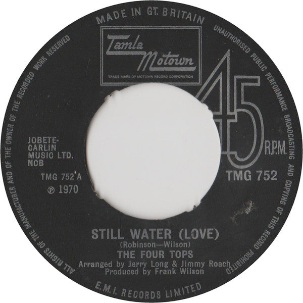 Four Tops – Still Water 7" vinyl record, image 1 of 3