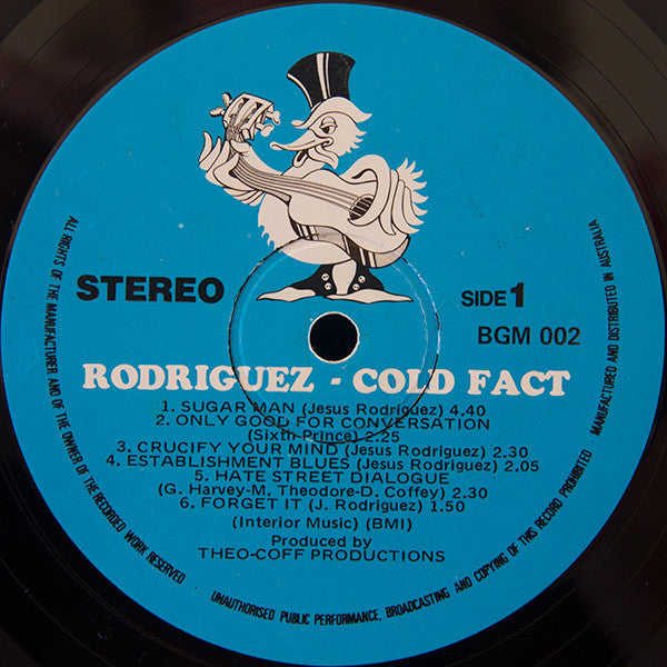 Sixto Rodriguez – Cold Fact LP vinyl record, image 3 of 6