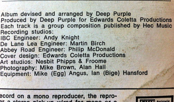 Deep Purple – In Rock LP vinyl record, image 4 of 6