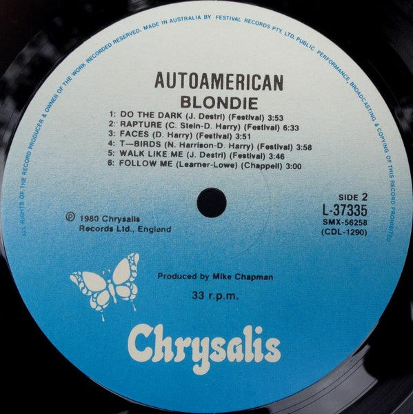 Blondie – AutoAmerican LP vinyl record, image 5 of 7