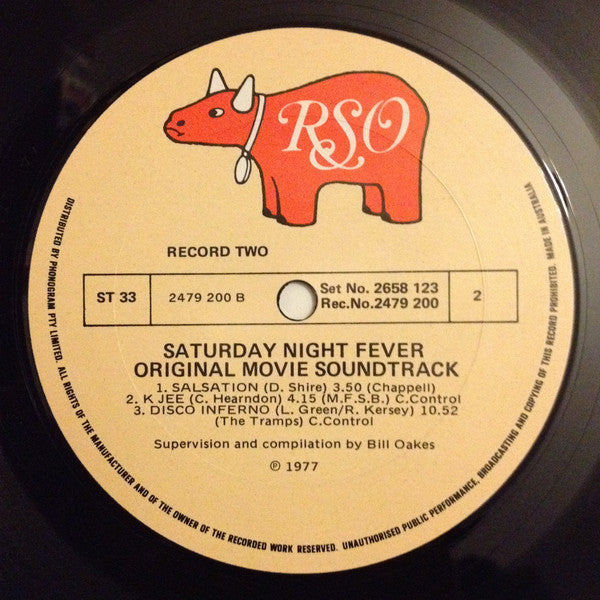Various – Saturday Night Fever (The Original Movie Sound Track) (2xLP) LP vinyl record, image 6 of 6