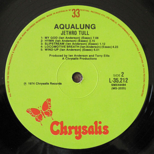 Jethro Tull – Aqualung LP vinyl record, image 5 of 9