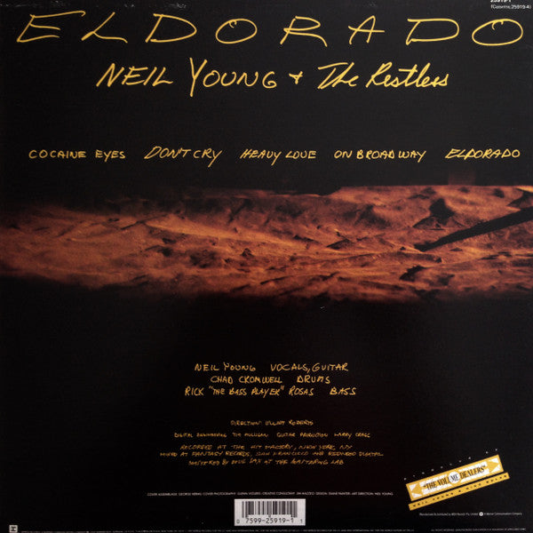 Neil Young, The Restless – Eldorado 12" vinyl record, image 2 of 6