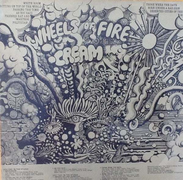 Cream – Wheels Of Fire (2xLP) LP vinyl record, image 2 of 8