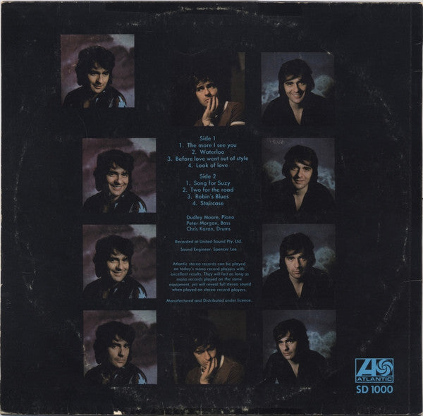 Dudley Moore Trio – Today LP vinyl record, image 2 of 4