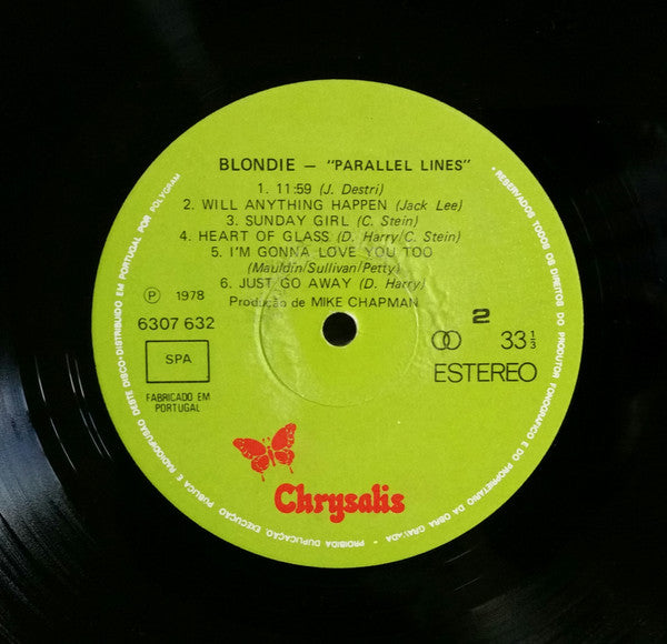 Blondie – Parallel Lines LP vinyl record, image 4 of 4