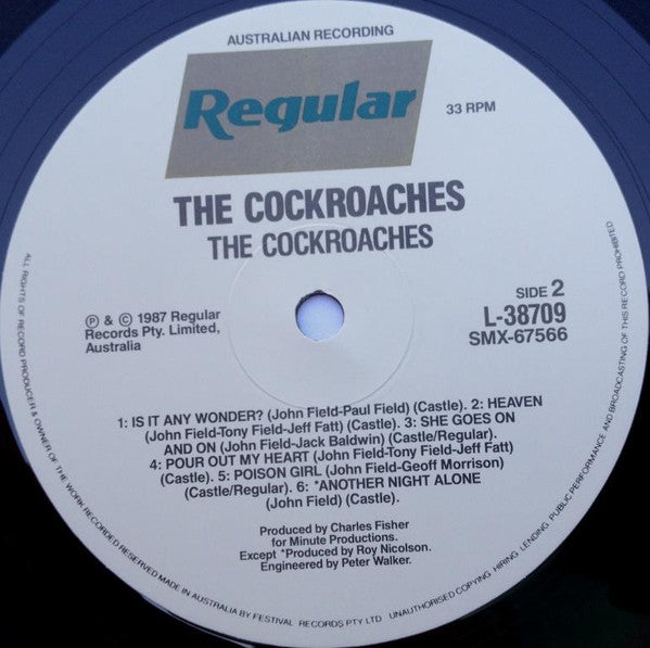 The Cockroaches – The Cockroaches LP vinyl record, image 4 of 6