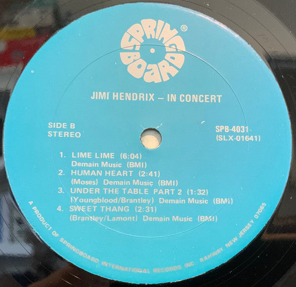 Jimi Hendrix – In Concert LP vinyl record, image 4 of 4