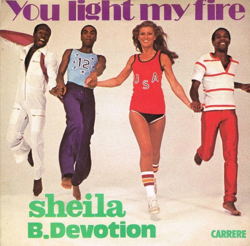 Sheila & B. Devotion – You Light My Fire 7" vinyl record, image 1 of 5
