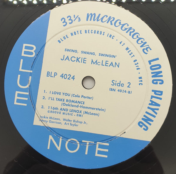 Jackie McLean – Swing, Swang, Swingin' LP vinyl record, image 3 of 3