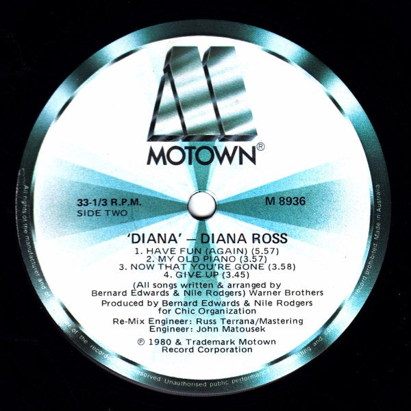 Diana Ross – Diana LP vinyl record, image 6 of 10