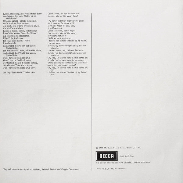Birgit Nilsson, Edward Downes, Orchestra Of The Royal Opera House, Covent Garden – Birgit Nilsson Sings German Opera LP vinyl record, image 8 of 8