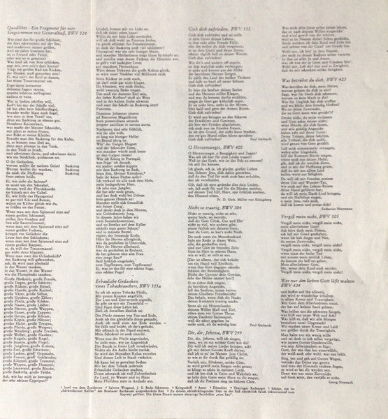 Johann Sebastian Bach, Leonhardt-Consort – Heiter Und Besinnlich: Quodlibet - Kanons - Lieder - Instrumentalstücke LP vinyl record, image 6 of 6