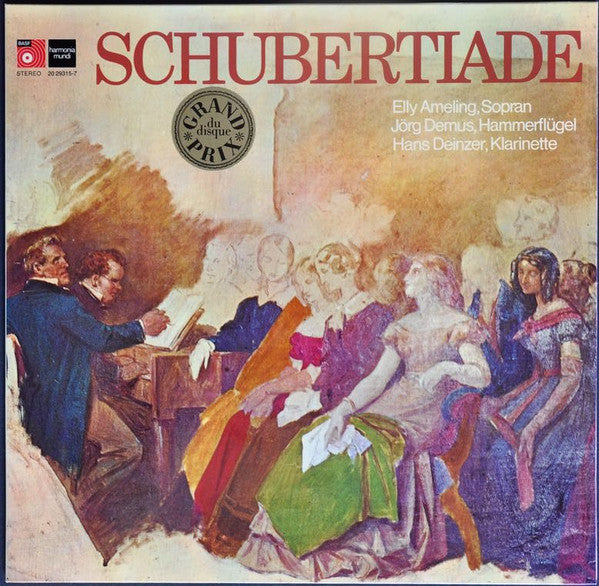 Franz Schubert, Elly Ameling, Jörg Demus, Hans Deinzer – Schubertiade LP vinyl record, image 1 of 3