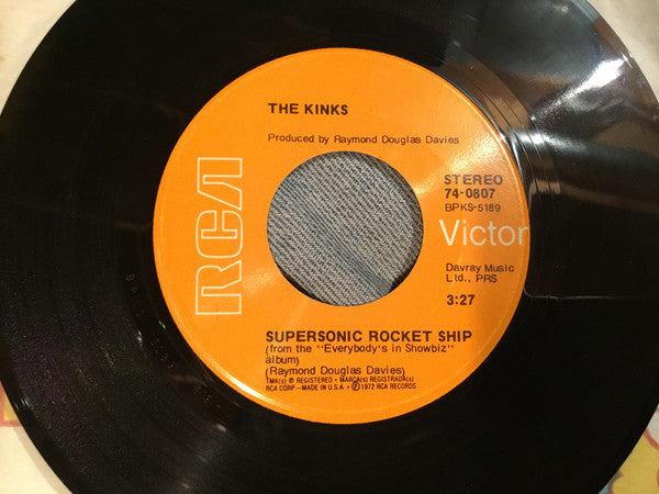 The Kinks – Supersonic Rocket Ship 7" vinyl record, image 1 of 2