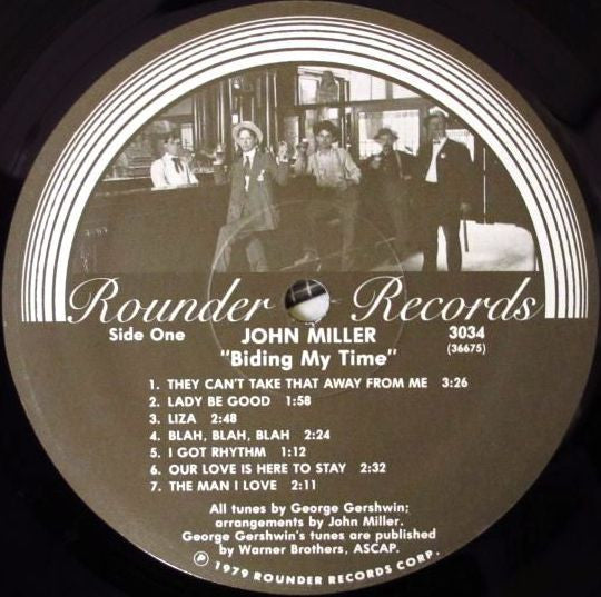 John Miller – Biding My Time (John Miller Plays George Gershwin) LP vinyl record, image 3 of 4