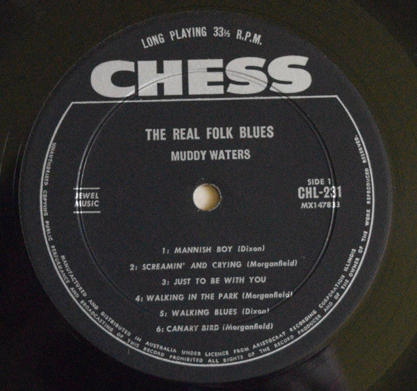 Muddy Waters – The Real Folk Blues LP vinyl record, image 3 of 4