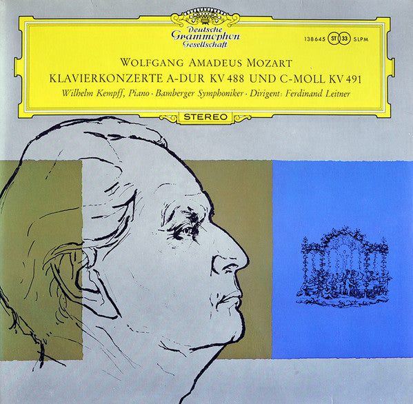 Wolfgang Amadeus Mozart, Wilhelm Kempff, Bamberger Symphoniker, Ferdinand Leitner – Klavierkonzerte A-Dur KV 488 Und C-Moll KV 491