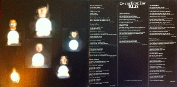 Electric Light Orchestra – On The Third Day LP vinyl record, image 4 of 9