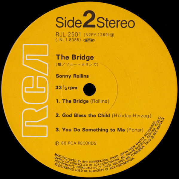 Sonny Rollins – The Bridge LP vinyl record, image 10 of 10