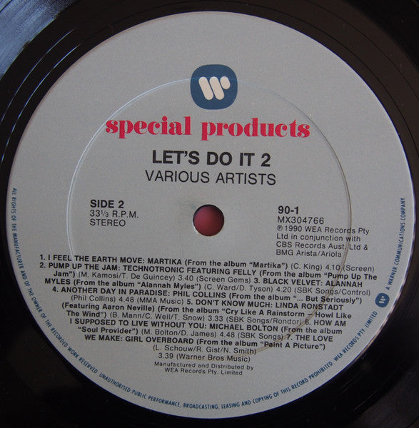 Various – Let's Do It 2 LP vinyl record, image 4 of 4