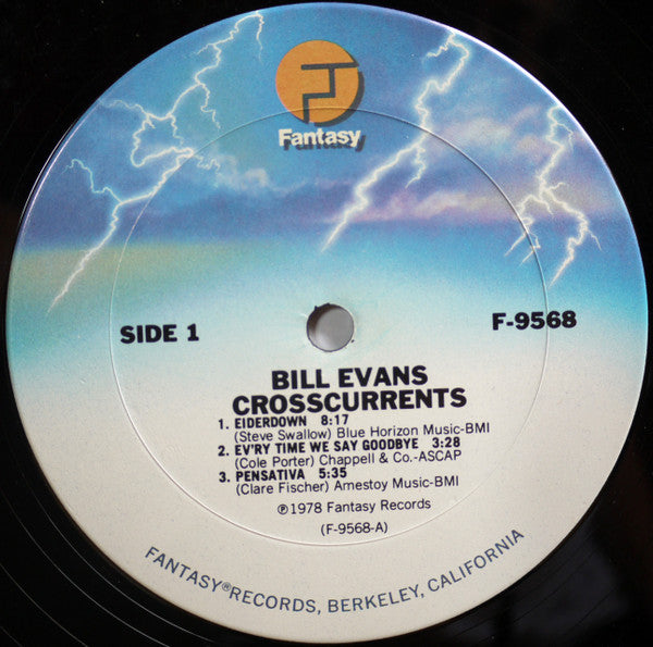 The Bill Evans Trio, Lee Konitz, Warne Marsh – Crosscurrents LP vinyl record, image 3 of 4
