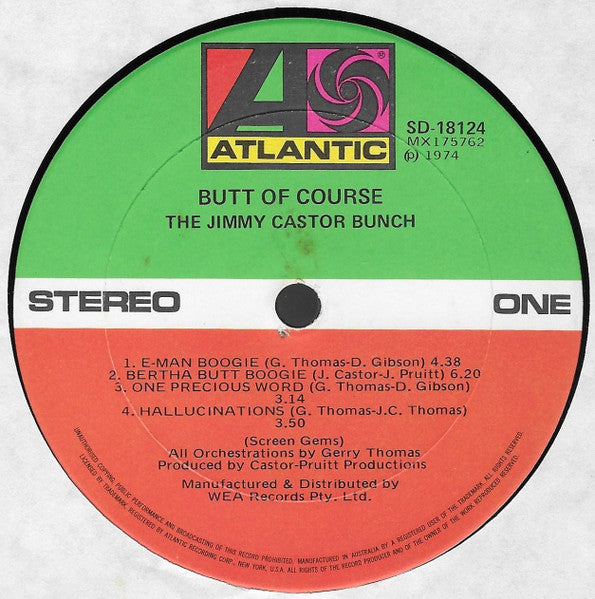 The Jimmy Castor Bunch, The Everything Man – Butt Of Course... LP vinyl record, image 3 of 4