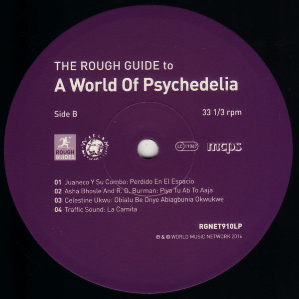 Various – The Rough Guide To A World Of Psychedelia LP vinyl record, image 3 of 4