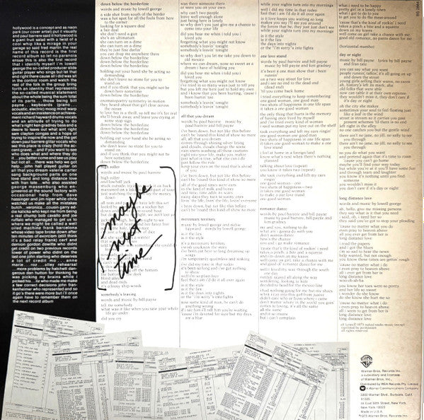 Little Feat – The Last Record Album LP vinyl record, image 2 of 4