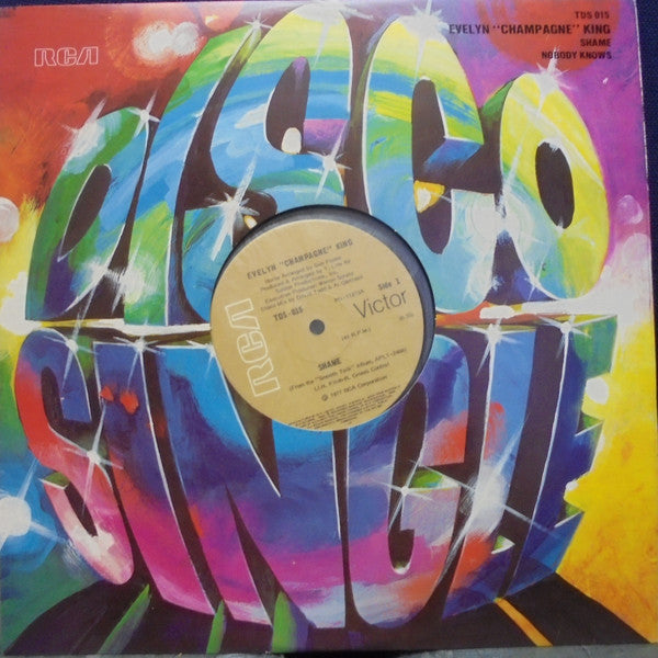 Evelyn King – Shame 12" vinyl record, image 1 of 4