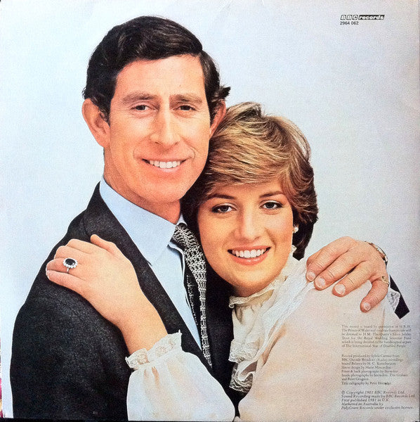 Various – The Royal Wedding Of H.R.H. The Prince Of Wales And The Lady Diana Spencer - The BBC Recording From St. Paul's Cathedral On 29th July 1981 LP vinyl record, image 3 of 4