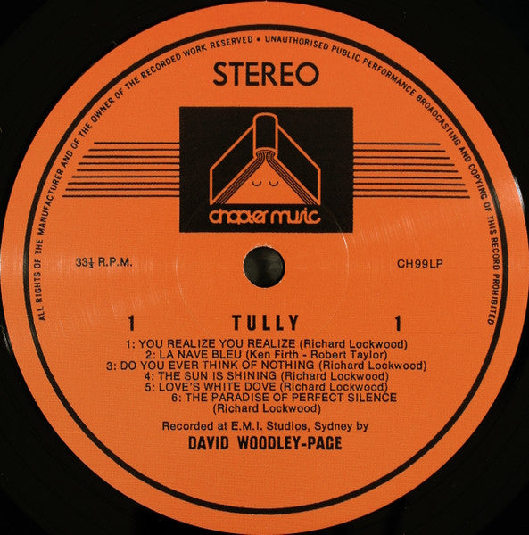 Tully – Tully LP vinyl record, image 3 of 7