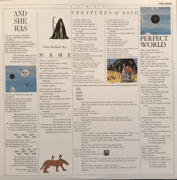 Talking Heads – Little Creatures LP vinyl record, image 5 of 6