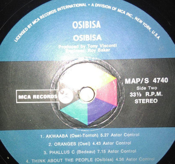 Osibisa – Osibisa LP vinyl record, image 7 of 7