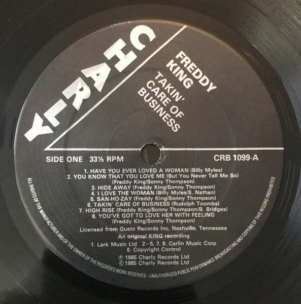 Freddie King – Takin' Care Of Business LP vinyl record, image 3 of 4