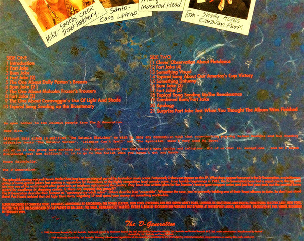 The D-Generation – The Satanic Sketches LP vinyl record, image 8 of 8