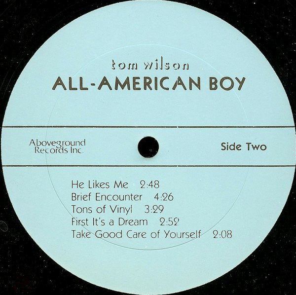Tom Wilson Weinberg – All-American Boy LP vinyl record, image 4 of 4