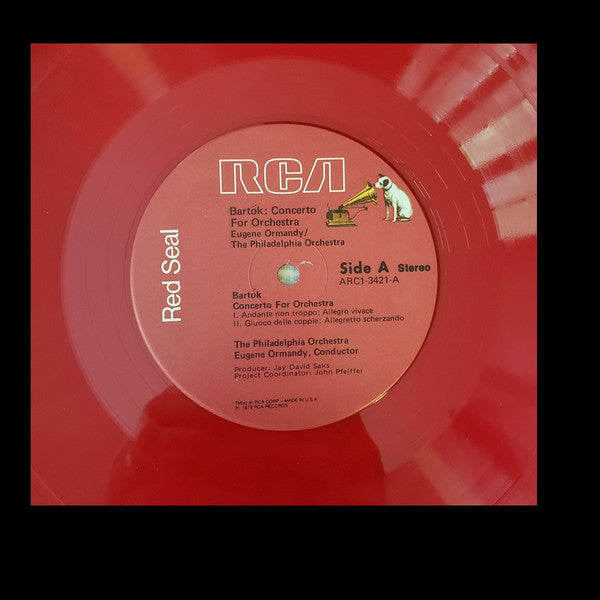 Béla Bartók, Eugene Ormandy, The Philadelphia Orchestra – Concerto For Orchestra LP vinyl record, image 3 of 4