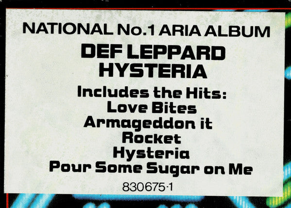 Def Leppard – Hysteria LP vinyl record, image 7 of 7