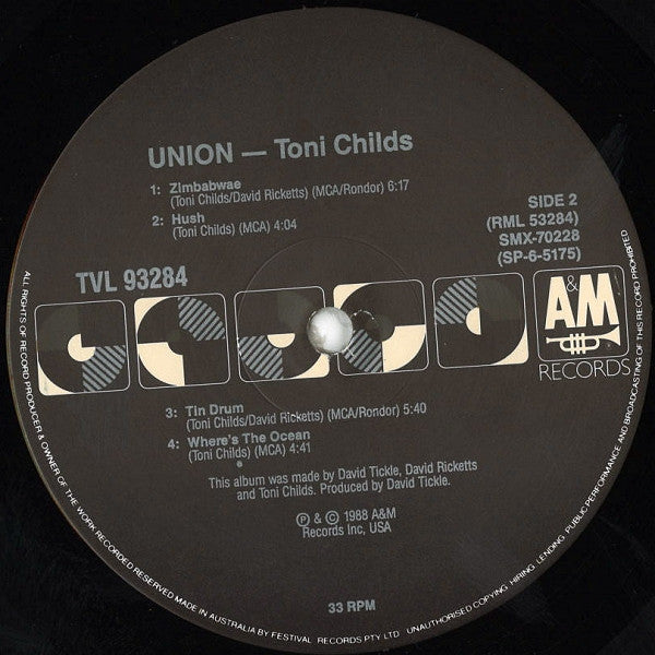 Toni Childs – Union LP vinyl record, image 4 of 6