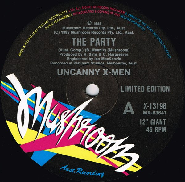 Uncanny X-Men – The Party 12" vinyl record, image 3 of 4