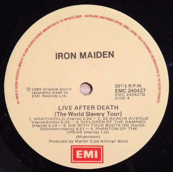 Iron Maiden – Live After Death (2xLP) LP vinyl record, image 7 of 10