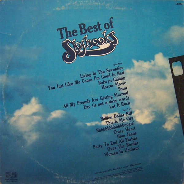 Skyhooks – The Best Of Skyhooks LP vinyl record, image 2 of 4