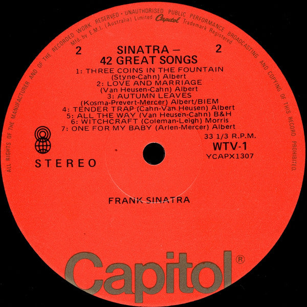 Frank Sinatra – 42 Great Songs (3xLP) LP vinyl record, image 4 of 10